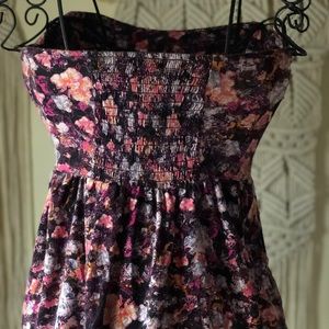 Kirra floral peplum mini